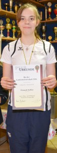 LG Juniorinnen B Hannah Steffen 395 Ringe