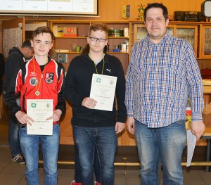 2. Platz Mannschaft Luftpistole Jugend