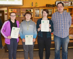 3. Platz Mannschaft Luftgewehr Jugend