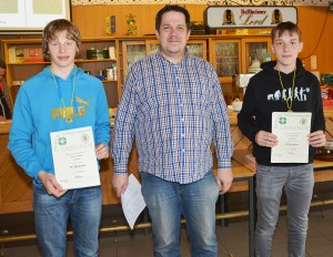 3. Platz Mannschaft Luftpistole Jugend